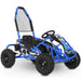 Mototec Go Kart Blue MotoTec Mud Monster Kids Gas Powered 98cc Go Kart
