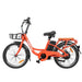 Nakto Electric Bikes Orange Nakto City Cargo Pony Electric City Bike