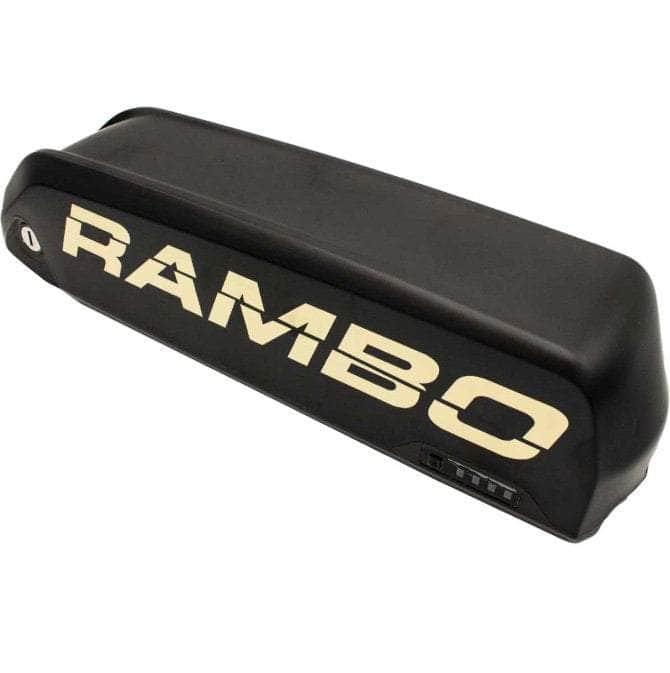 Rambo Electric Bikes RAMBO ELECTRIC BIKE BATTERY 14AH TRUETIMBER VIPER WOODLAND CAMO, BLK/GREY & BLK/TAN