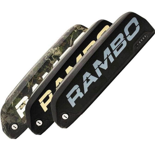 Rambo Electric Bikes RAMBO ELECTRIC BIKE BATTERY 14AH TRUETIMBER VIPER WOODLAND CAMO, BLK/GREY & BLK/TAN