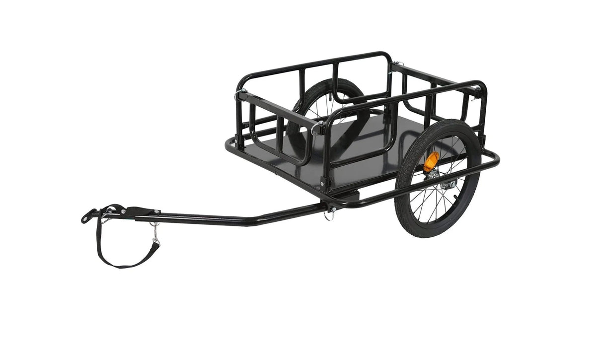 Rattan Foldable Bike Cargo Trailer with Universal Hitch — Urban Bikes