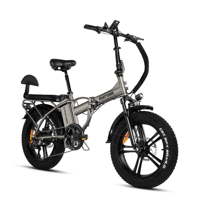 Rattan Electric Bikes Rattan LM 750 PRO 750W Alloy Wheel Fat Tire 4.0 Foldable E Bike With Switch For Cruise Control