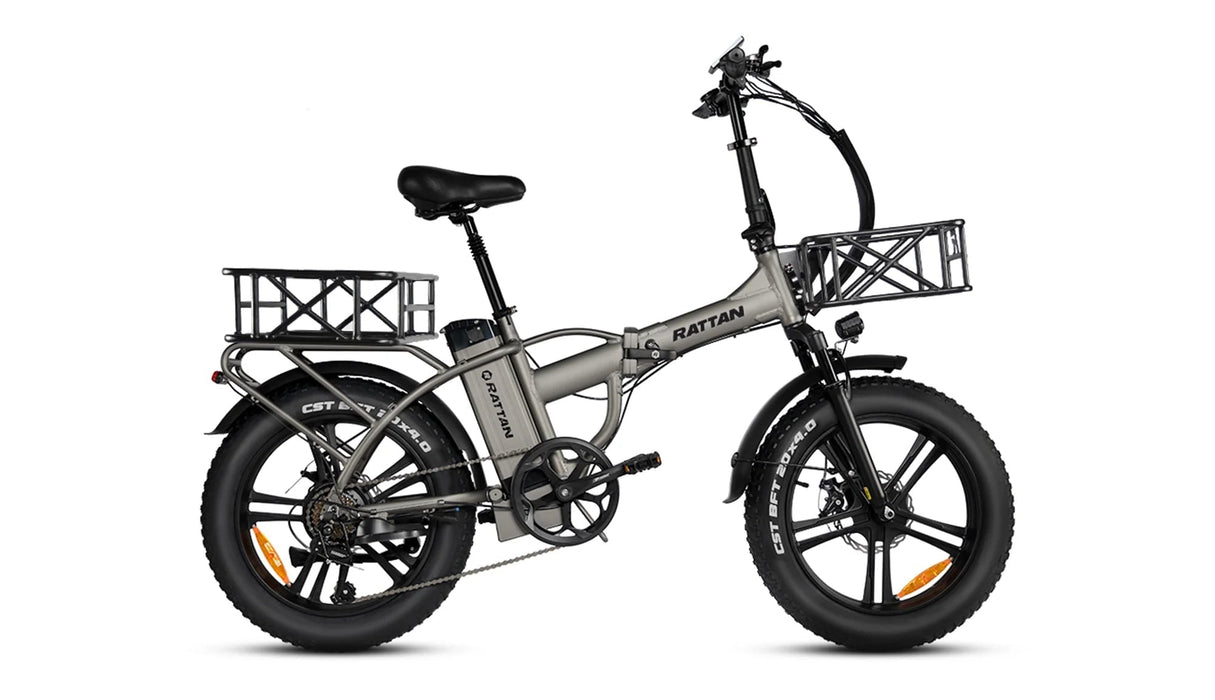 Rattan folding best sale ebike