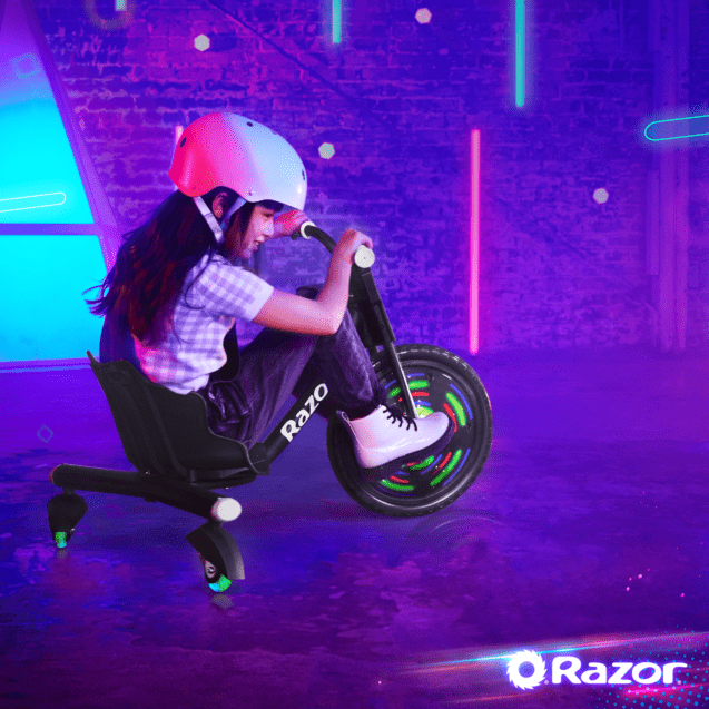 Razor Electric Drift Bike Razor RipRider 360 Lightshow
