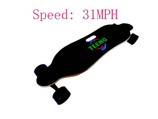 Teemo Electric Skateboard Standard Shipping (30-40 Days) Teemo X2 Electric Skateboard - High Speed 31 MPH - Dual 600 x 2 Watts