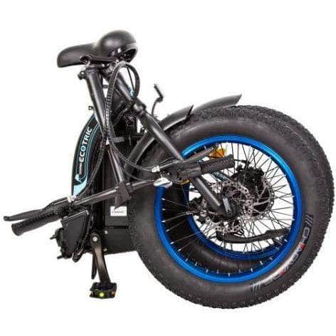 HOLIDAY SALE - UL Certified-Ecotric 20inch Black or White Portable and folding fat bike model Dolphin 36V 500W - $649 While Supplies last!