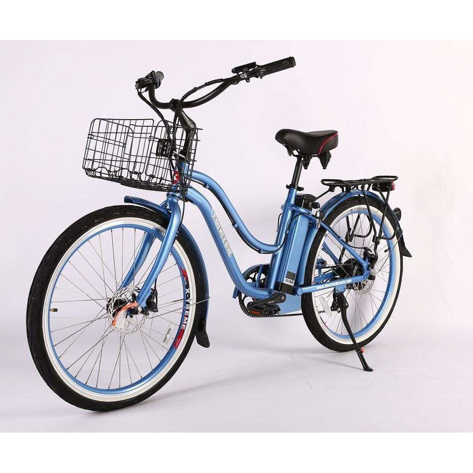 x treme electric bicycle X-Treme Malibu Elite Beach Cruiser Electric Bike -24 Volt Black