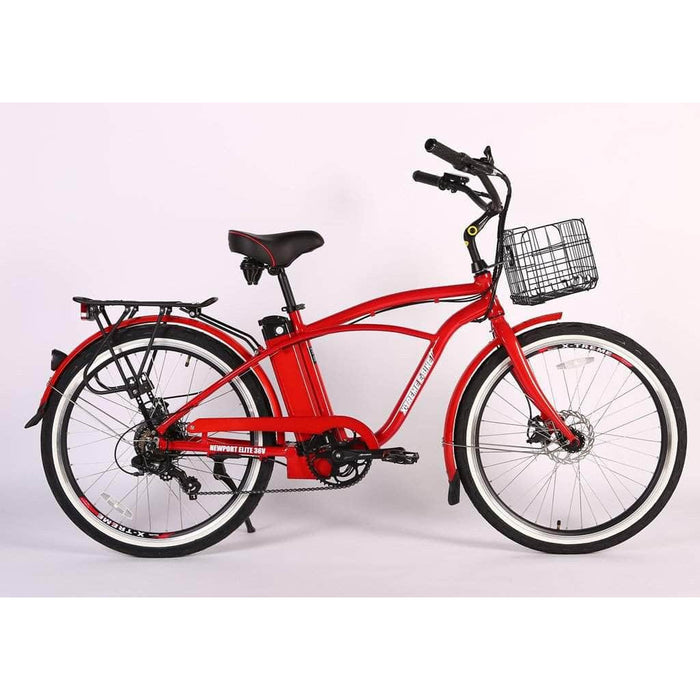 X-Treme Electric Bikes X-Treme Newport Elite Max 36 Volt 350W Electric Cruiser Bike