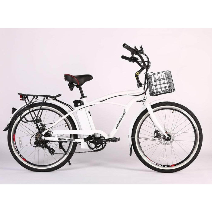 X-Treme Electric Bikes X-Treme Newport Elite Max 36 Volt 350W Electric Cruiser Bike